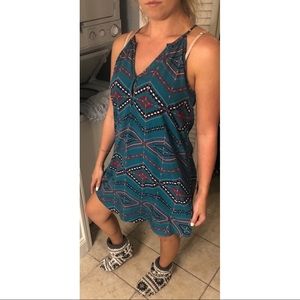 Flowy BoHo patterned dress